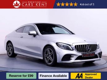 Mercedes C Class 2.0 C300 AMG Line (Premium Plus) Coupe 2dr Petrol G-Tronic+ Euro