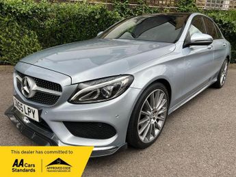 Mercedes C Class 2.0 C200 AMG Line (Premium Plus) 7G-Tronic+ Euro 6 (s/s) 4dr