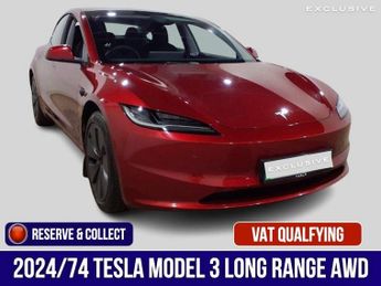 Tesla Model 3 (Dual Motor) Long Range Auto 4WDE 4dr