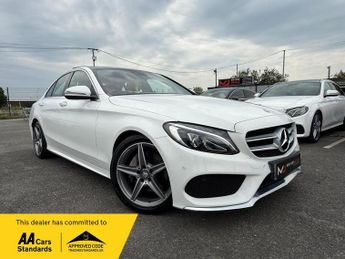 Mercedes C Class 2.1 C220d AMG Line (Premium Plus) 7G-Tronic+ Euro 6 (s/s) 4dr