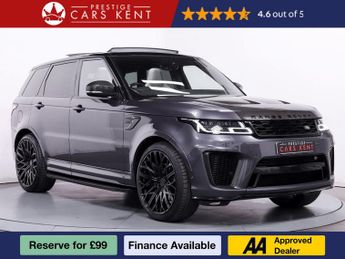 Land Rover Range Rover Sport 5.0 P575 V8 SVR Carbon Edition SUV 5dr Petrol Auto 4WD Euro 6 (s