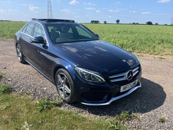 Mercedes C Class 2.0 C200 AMG Line (Premium) G-Tronic+ Euro 6 (s/s) 4dr