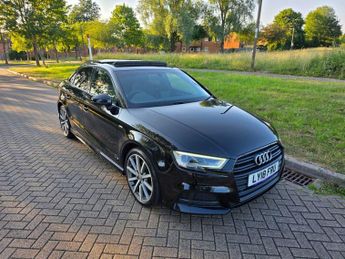 Audi A3 2.0 TFSI Black Edition Saloon 4dr Petrol Manual Euro 6 (s/s) (19