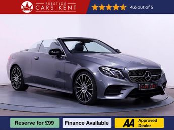 Mercedes E Class 2.0 E220d AMG Line Night Edition (Premium Plus) Cabriolet G-Tron