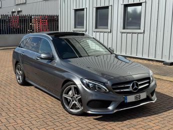 Mercedes C Class 2.0 C200 AMG Line (Premium) G-Tronic+ Euro 6 (s/s) 5dr
