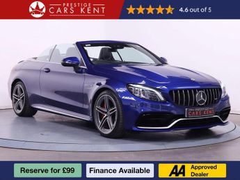 Mercedes C Class 4.0 C63 V8 BiTurbo AMG S Cabriolet 2dr Petrol SpdS MCT Euro 6 (s