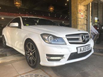 Mercedes C Class 1.6 C180 BlueEfficiency AMG Sport Plus G-Tronic+ Euro 5 (s/s) 2d