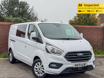 Ford Transit Custom 2.0 320 EcoBlue Limited Crew Van L2 H1 Euro 6 (s/s) 5dr (6 Seat)