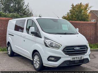 Ford Transit Custom 2.0 320 EcoBlue Limited Crew Van L2 H1 Euro 6 (s/s) 5dr (6 Seat)
