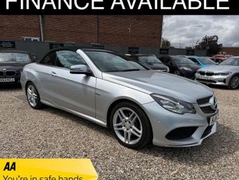 Mercedes E Class 2.1 E220 CDI AMG Sport Cabriolet G-Tronic+ Euro 5 (s/s) 2dr