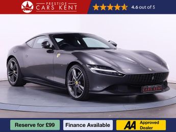 Ferrari Roma 3.8T V8 Coupe 2dr Petrol F1 DCT Euro 6 (s/s) (620 ps)