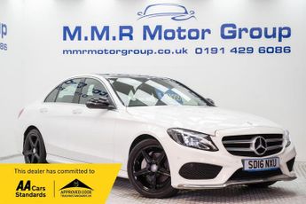 Mercedes C Class 2.0 C200 AMG Line (Premium Plus) 7G-Tronic+ Euro 6 (s/s) 4dr