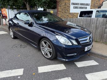 Mercedes E Class 1.8 E200 BlueEfficiency Sport Cabriolet G-Tronic+ Euro 5 (s/s) 2