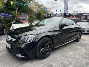 Mercedes-Benz C Class 3.0 C43 V6 AMG (Premium Plus) Cabriolet G-Tronic+ 4MATIC Euro 6 