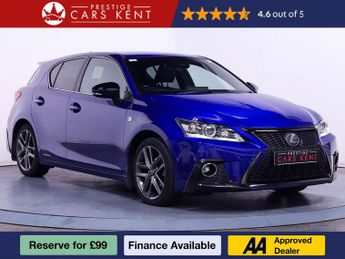 Lexus CT 1.8 200h F Sport Hatchback 5dr Petrol Hybrid CVT Euro 6 (s/s) (1
