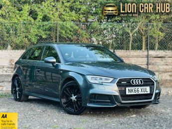 Audi A3 2.0 TDI S line Sportback S Tronic Auto 6Spd quattro Euro 6 (s/s)