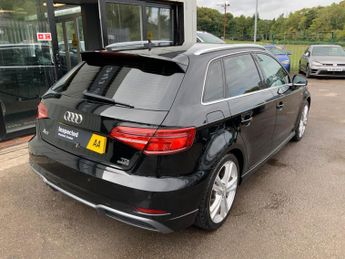 Audi A3 2.0 TDI S line Sportback S Tronic Auto 6Spd quattro Euro 6 (s/s)