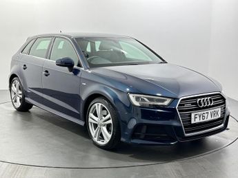 Audi A3 2.0 TFSI S line Sportback S Tronic quattro Euro 6 (s/s) 5dr