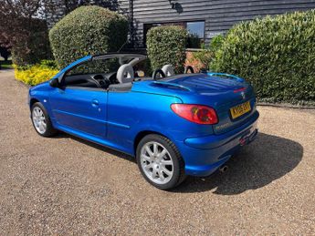 Peugeot 206 CC 2.0 16v Allure Convertible 2dr Petrol Manual (204 g/km, 138 bhp)