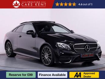 Mercedes E Class 2.0 E300 GPF AMG Line (Premium Plus) Coupe 2dr Petrol G-Tronic+ 