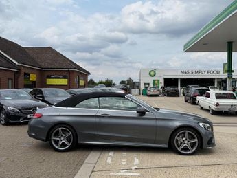 Mercedes-Benz C Class 2.1 C220d AMG Line Cabriolet 2dr Diesel G-Tronic+ Euro 6 (s/s) (