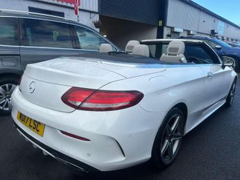 Mercedes-Benz C Class 2.0 C200 AMG Line Cabriolet G-Tronic+ Euro 6 (s/s) 2dr