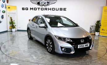 HONDA CIVIC 1.8 i-VTEC SR Hatchback 5dr Petrol Auto Euro 6 (142 ps) +FREE 6 