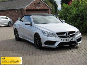 Mercedes E Class 2.1 E220 CDI AMG Sport Cabriolet G-Tronic+ Euro 5 (s/s) 2dr