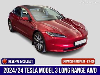 Tesla Model 3 (Dual Motor) Long Range Auto 4WDE 4dr