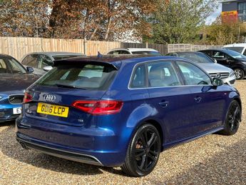 Audi A3 2.0 TDI S line Sportback S Tronic Euro 6 (s/s) 5dr (Nav)