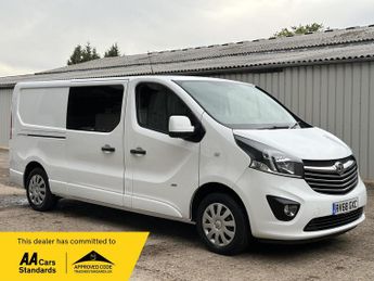 Vauxhall Vivaro 1.6 CDTi 2900 BiTurbo ecoTEC Sportive Crew Van L2 H1 Euro 6 (s/s
