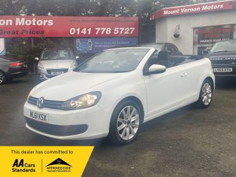Volkswagen Golf TDi 1.6 TDI BlueMotion Tech SE Cabriolet Euro 5 (s/s) 2dr