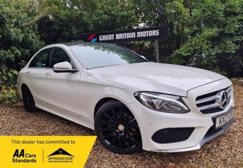 Mercedes C Class 2.1 C220d AMG Line (Premium) G-Tronic+ Euro 6 (s/s) 4dr