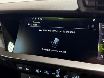 Audi A3 1.5 TFSI 35 S line Sportback 5dr Petrol S Tronic Euro 6 (s/s) (1