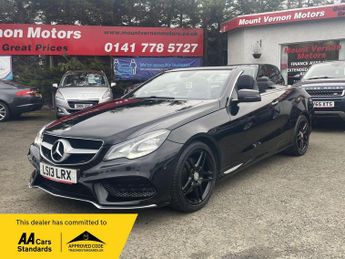 Mercedes E Class 2.1 E220 CDI AMG Sport Cabriolet G-Tronic+ Euro 5 (s/s) 2dr