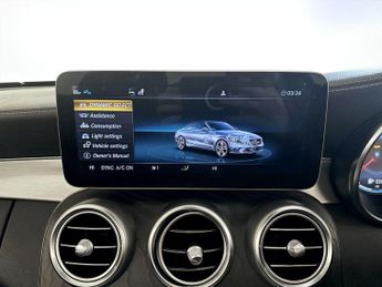 Mercedes-Benz C Class 2.0 C220d AMG Line (Premium) Cabriolet G-Tronic+ Euro 6 (s/s) 2d