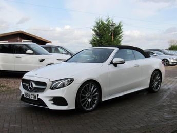 Mercedes-Benz E Class 2.0 E220d AMG Line (Premium) Cabriolet G-Tronic+ Euro 6 (s/s) 2d