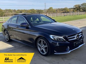 Mercedes C Class 1.6 C200d AMG Line (Premium Plus) G-Tronic+ Euro 6 (s/s) 4dr