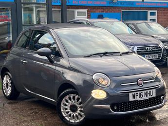 Fiat 500 1.2 ECO Lounge Convertible 2dr Petrol Manual Euro 6 (s/s) (69 bh