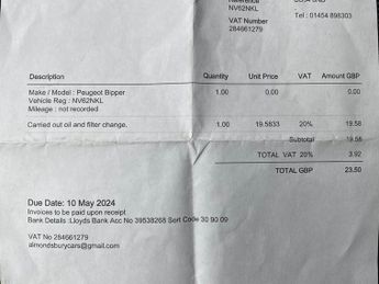 Peugeot Bipper 1.3 HDi S Panel Van 3dr Diesel Manual FWD L1 H1 (119 g/km, 75 bh