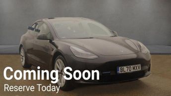 Tesla Model 3 Standard Range Plus Saloon 4dr Electric Auto RWD (241 bhp)