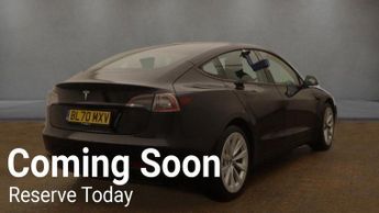 Tesla Model 3 Standard Range Plus Saloon 4dr Electric Auto RWD (241 bhp)