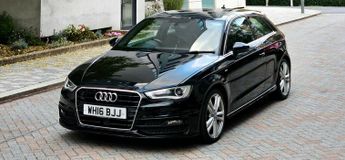 Audi A3 2.0 TDI S line S Tronic Euro 6 (s/s) 3dr (Nav)