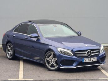 Mercedes C Class 2.1 C220d AMG Line (Premium) G-Tronic+ Euro 6 (s/s) 4dr