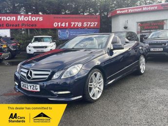 Mercedes E Class 3.0 E350 CDI V6 BlueEfficiency Sport Cabriolet G-Tronic Euro 5 2