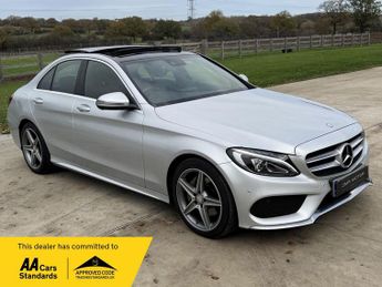 Mercedes C Class 2.1 C220d AMG Line (Premium Plus) 7G-Tronic+ Euro 6 (s/s) 4dr