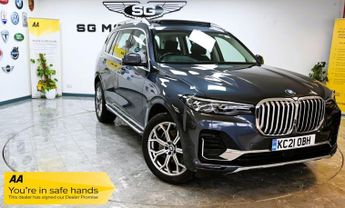 BMW X7 3.0 40i MHT SUV 5dr Petrol Hybrid Auto xDrive Euro 6 (s/s) (340 