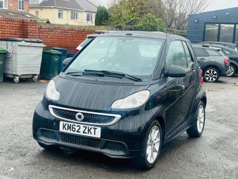 Smart fortwo 1.0 MHD Passion Cabriolet SoftTouch Euro 5 (s/s) 2dr