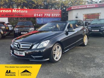 Mercedes E Class 2.1 E220 CDI BlueEfficiency Sport Cabriolet G-Tronic+ Euro 5 (s/