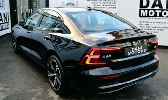 Volvo S60 2.0 B5 MHEV R-Design Saloon 4dr Petrol Hybrid Auto Euro 6 (s/s) 
